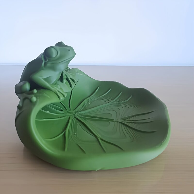 Подставка для украшений в форме лягушки, 3D-печать, оливковый цвет, 1 шт.