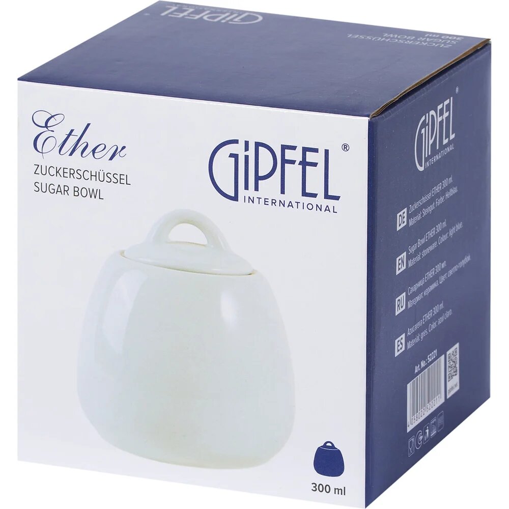 Сахарница Gipfel Ether 300 мл 52221 — фото 1