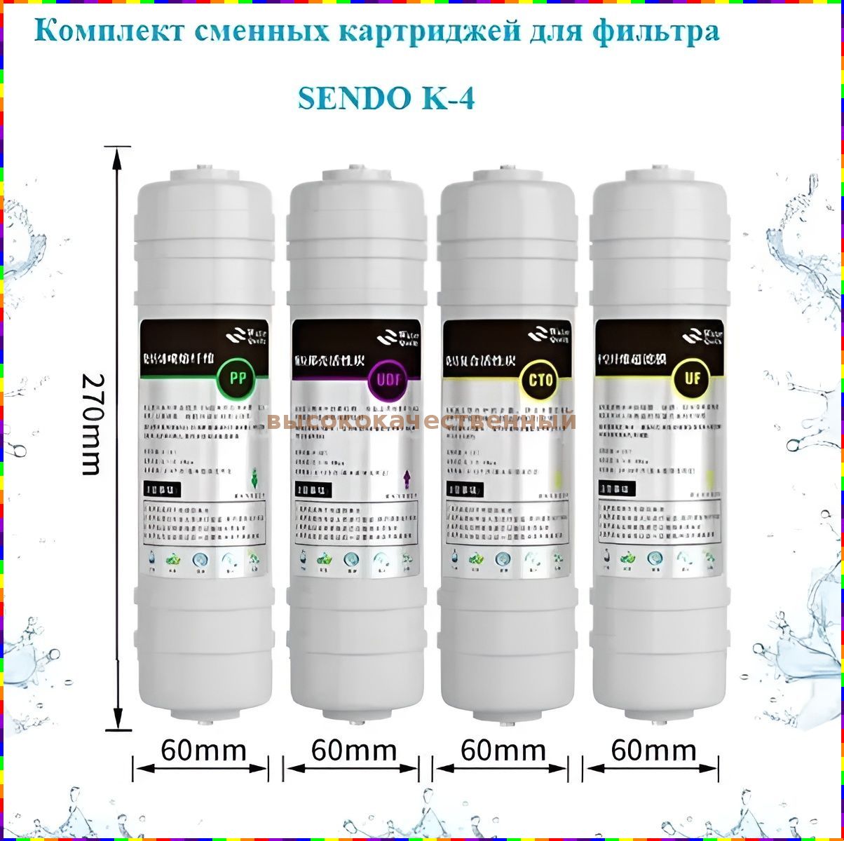 Картриджи Water Quality для кофемашины SENDO K4, сменный картридж для фильтра