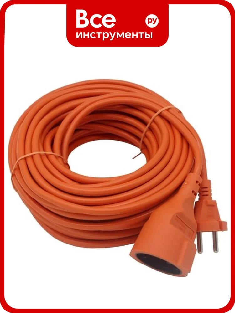 Удлинитель-шнур TOKOV ELECTRIC 1x20м без заземл. 6а ip20 2x0.75 TKE-SS20-075