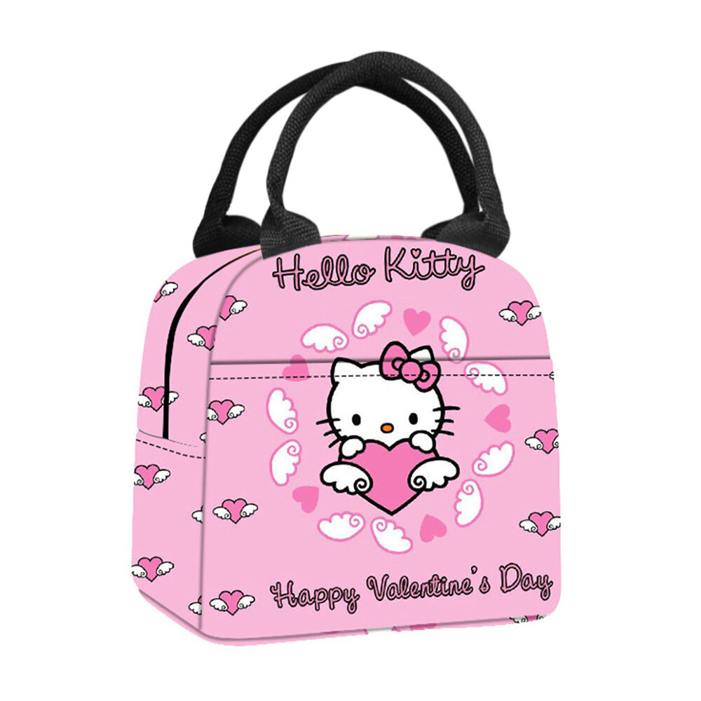 Сумка для ланча Hello Kitty, термоизолированная, полиэстер + алюминиевая фольга, 20x21x11.5 см, 100 г
