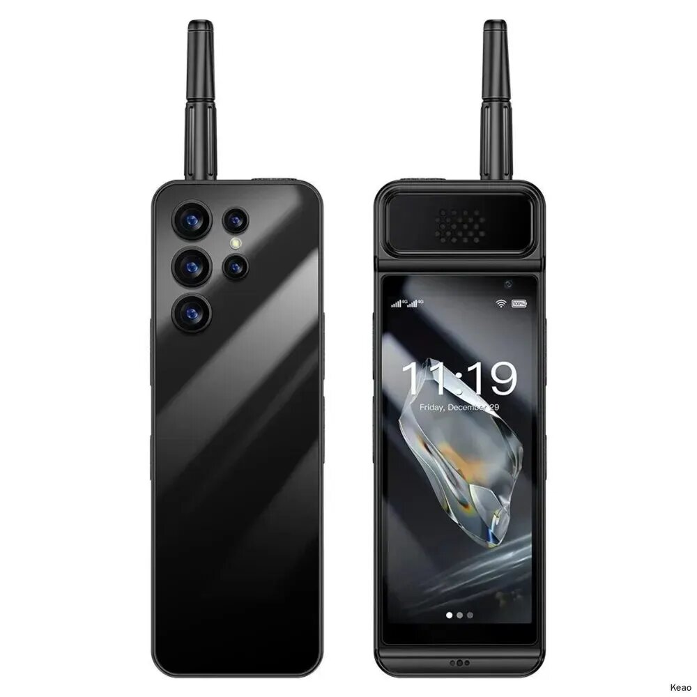 Мобильный телефон W88PRO, черный, шоколадный