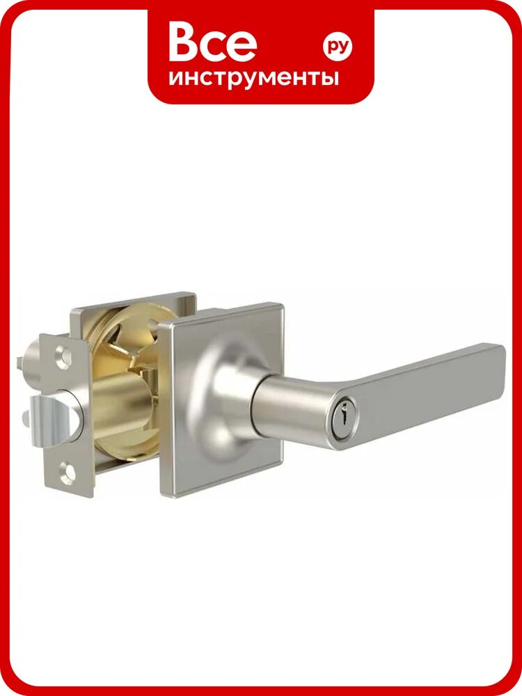 Ручка защелка Punto DK710/BL SN-ET ключ/фиксатор, никель 58425