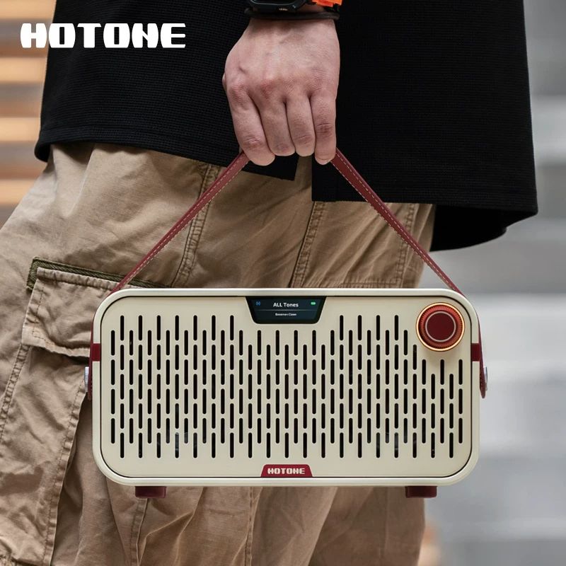 Hotone Pulze Jr. портативный AI-умный цифровой моделирующий усилитель для гитары, баса и эффектов