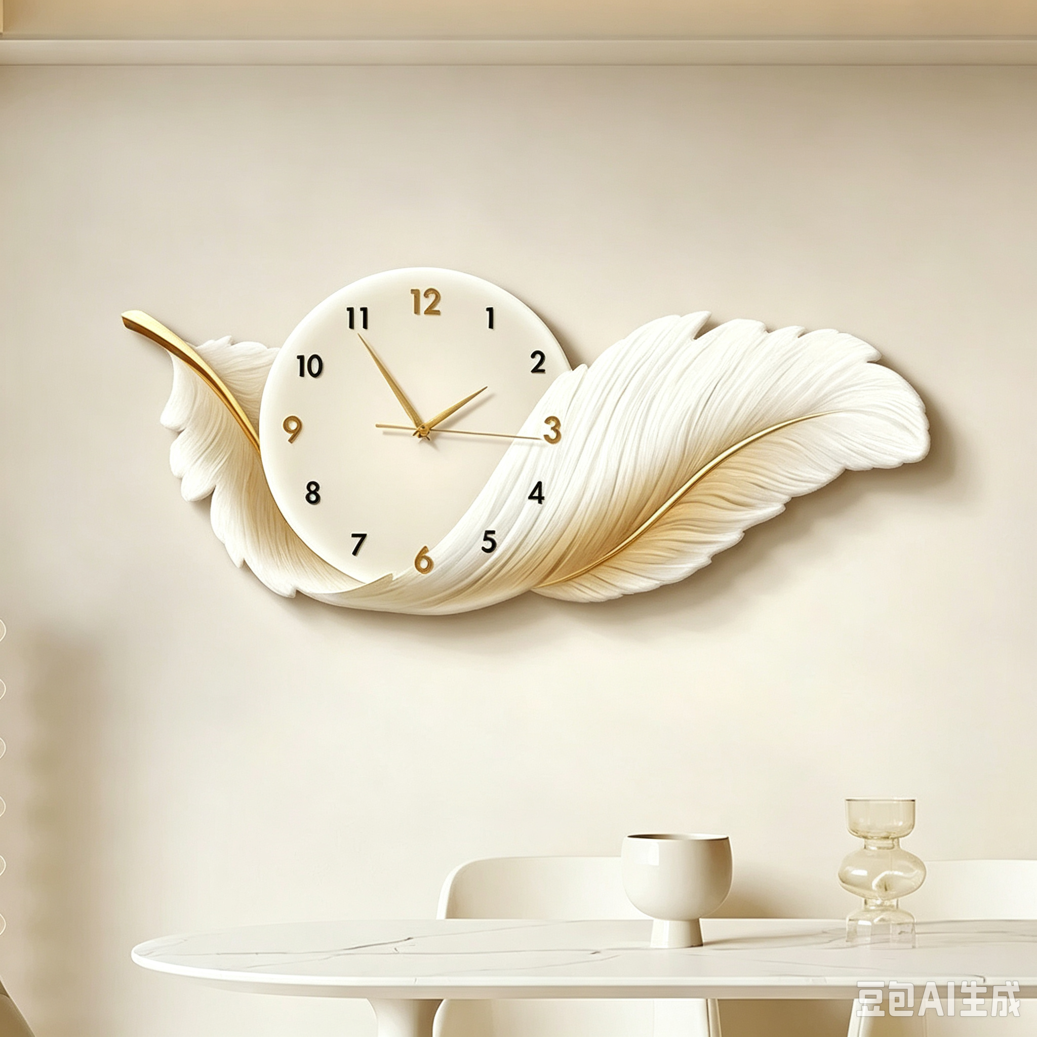 Настенные часы Павлин OK Clock, декоративные часы для дома, бесшумный механизм , 55 см х 50 см