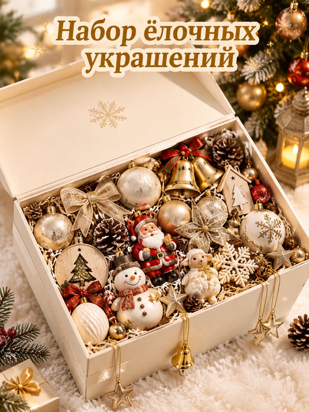 Набор подвесок для Рождественской елки