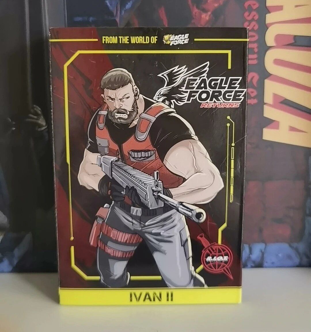 Фигурка Bandai Eagle Force 1/18 Savitar Красный, 4