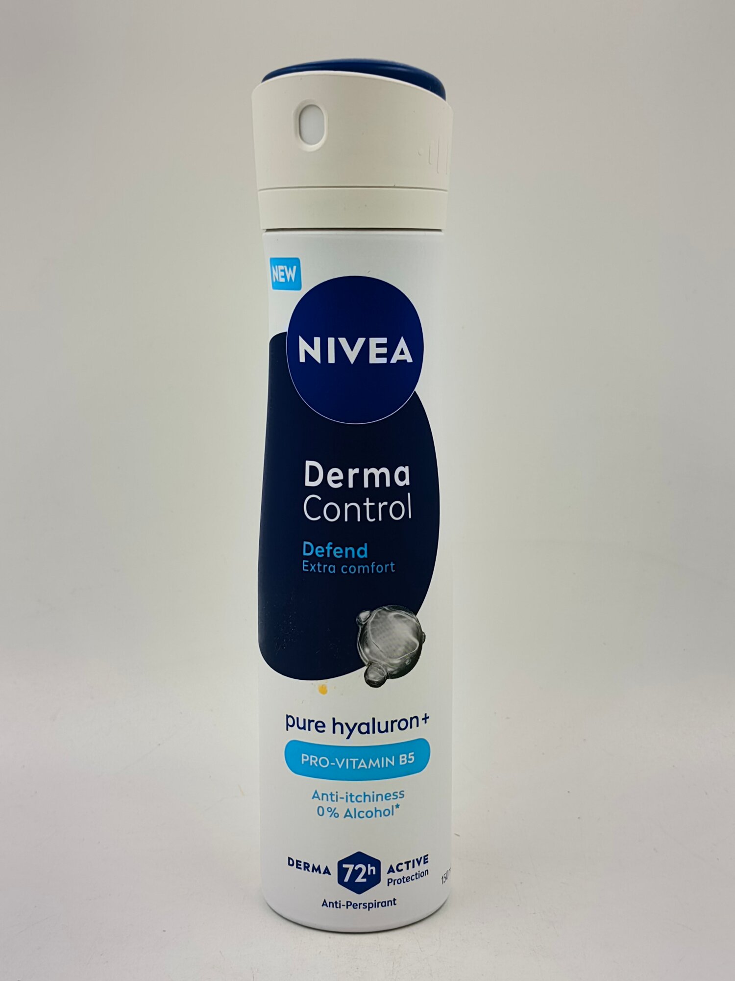 Антиперсперант спрей NIVEA Derma Control Defend с В5 и гиалуроновой кислотой, 72 часа, 150 мл (Германия)