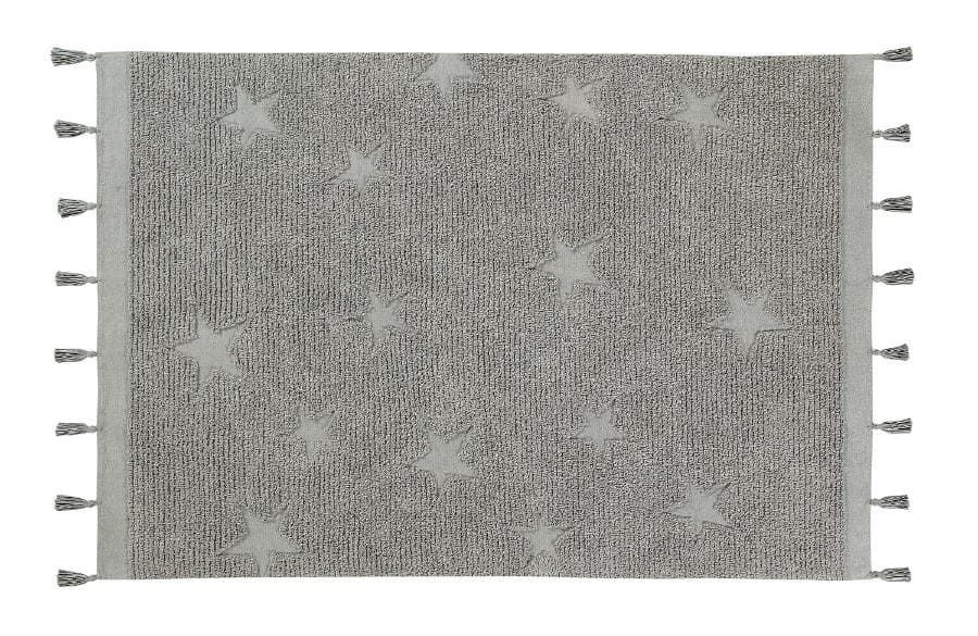 Коврик-пазл Lorena Canals hippy stars, серый, 120x175 см