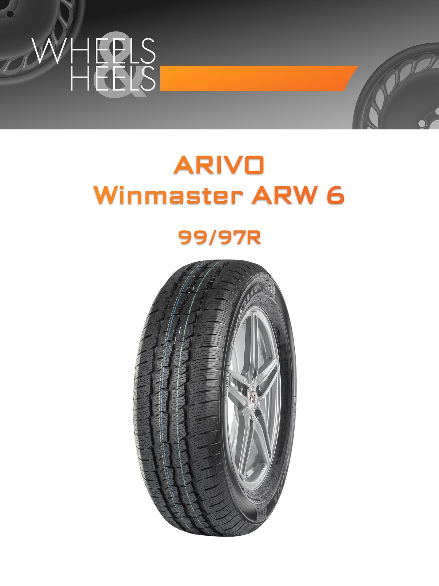 Шина автомобильная ARIVO Winmaster ARW 6 175/0 R14C 99/97R WINTER, зимняя, универсальная