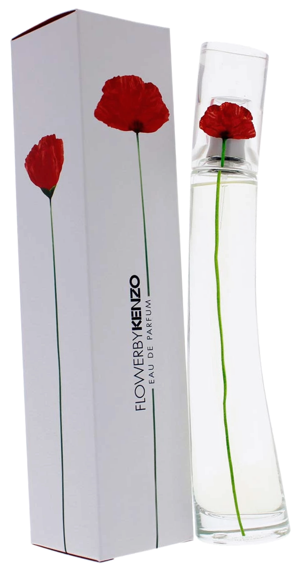 Kenzo Flower By Kenzo духи 50 мл для женщин - Кензо Флауэр Бай Кензо С красным Цветком На Флаконе