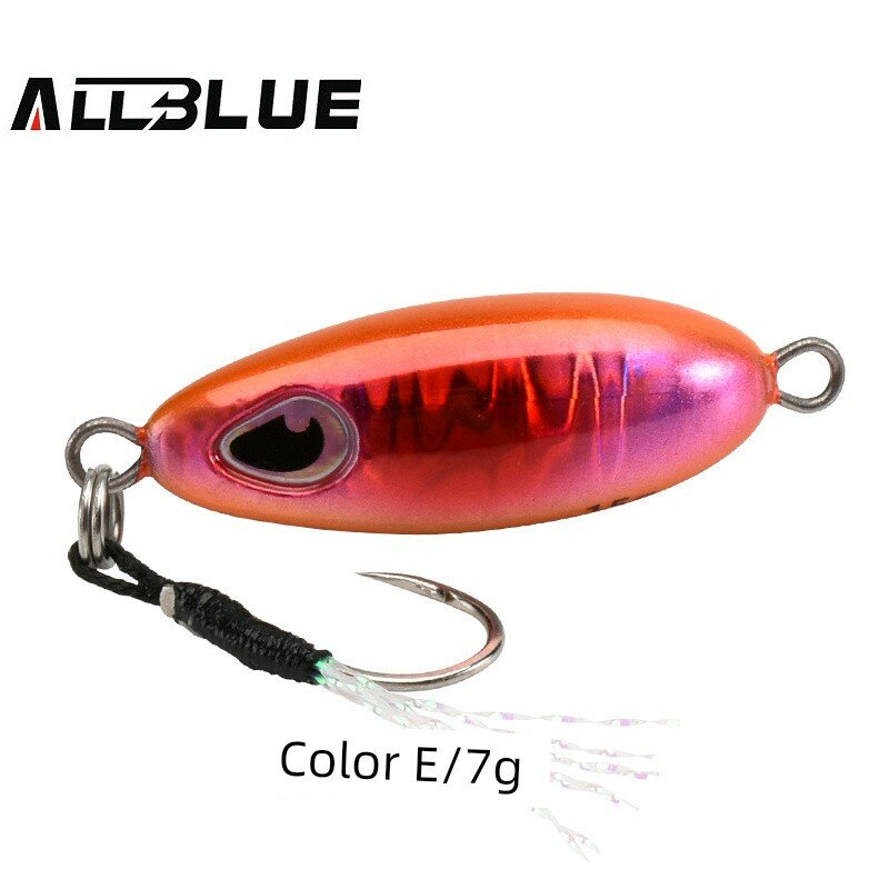 ALLBLUE Ночная светящаяся приманка для ловли щуки, леща и окуня - Цвет E, 7г