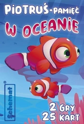 Настольная игра Schemat В океане, Пиотрусь и Память, колода карт для детей
