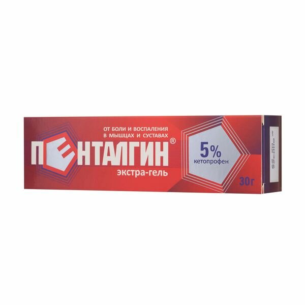 Пенталгин Экстра гель для наружного применения 5% 30г