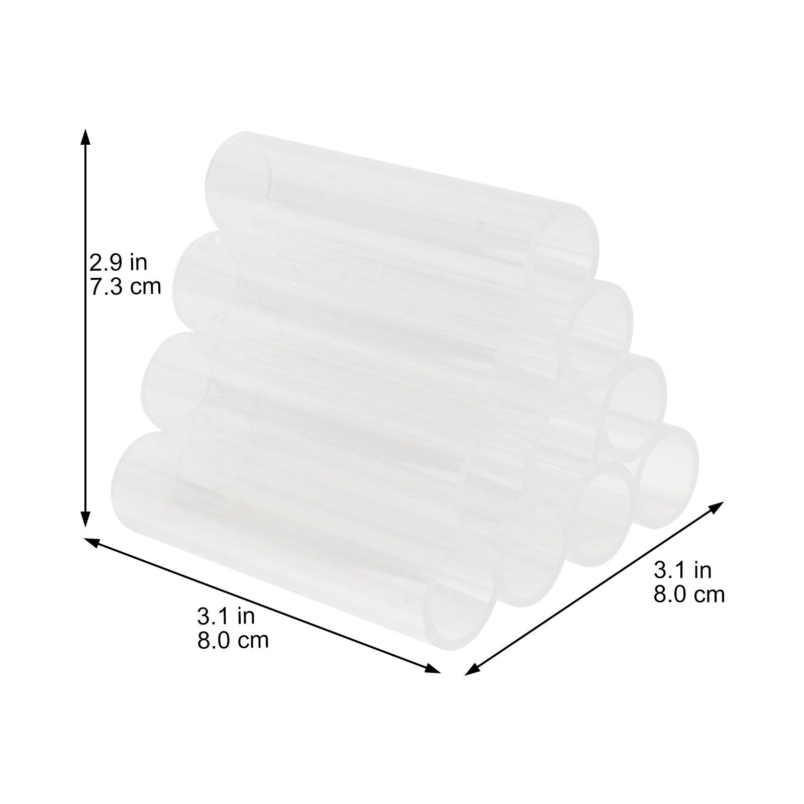 1Pc Укрытие Для Аквариума 8X8Cm Прозрачное Спавниг Холл Для Рыбок И Шrimp Подходит Для Декора Аквариума