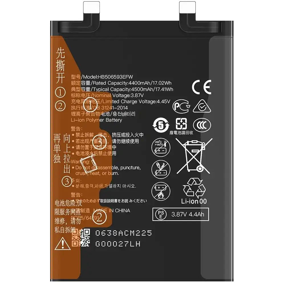 Аккумулятор для смартфона Huawei Nova 11 Pro GOA-LX9 / 10 Pro GLA-LX1 HB506593EFW