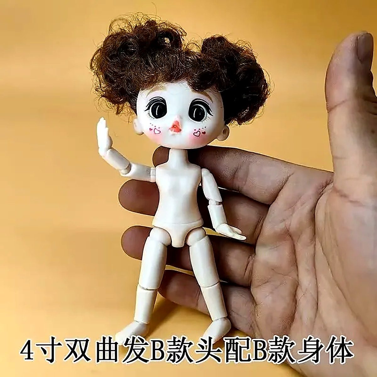 9См куклы, 1 / 12 BJD куклы, материал ABS пластик, 17.6x12.2x5.3 см, фигурки игрушечные