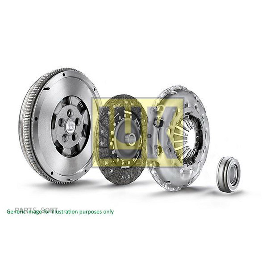 Сцепление компл. PSA C4/C5/JUMPY/307/308/407 04- с маховиком от официального дистрибьютора, LUK, артикул 600013600