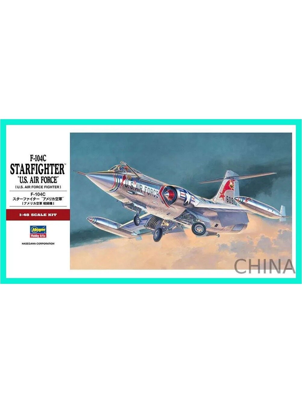 Hasegawa Model 07219 PT19 1/48 F-104C Звездный истребитель ВВС США