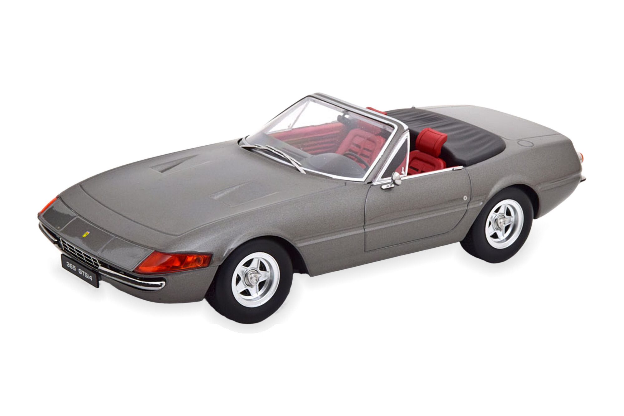 Модель коллекционная KK-SCALE Ferrari 365 GTB/4 daytona cabrio 2 series 1971 greymetallic