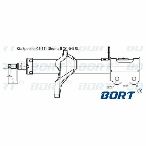 Амортизатор подвески Bort g22045106l