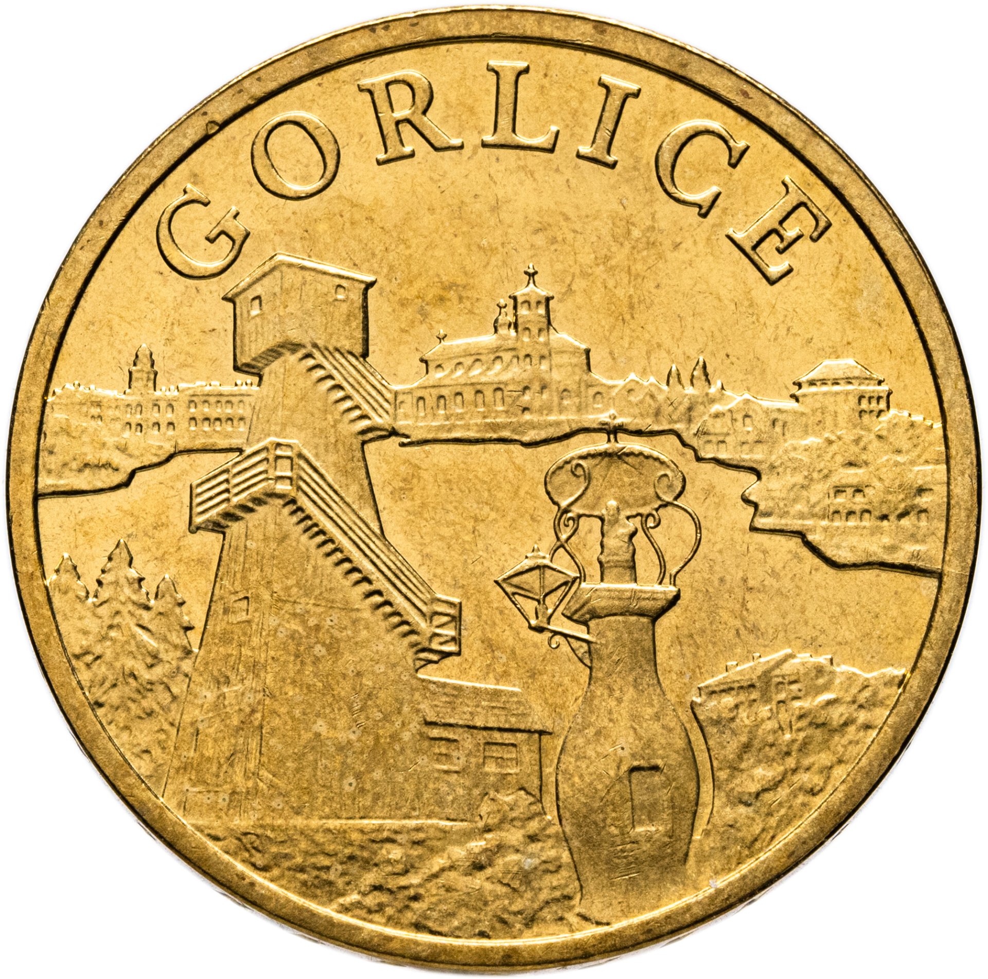 Польша 2 злотых 2010 "Горлице Gorlice", Медно-алюминиевый сплав, в сохранности UNC