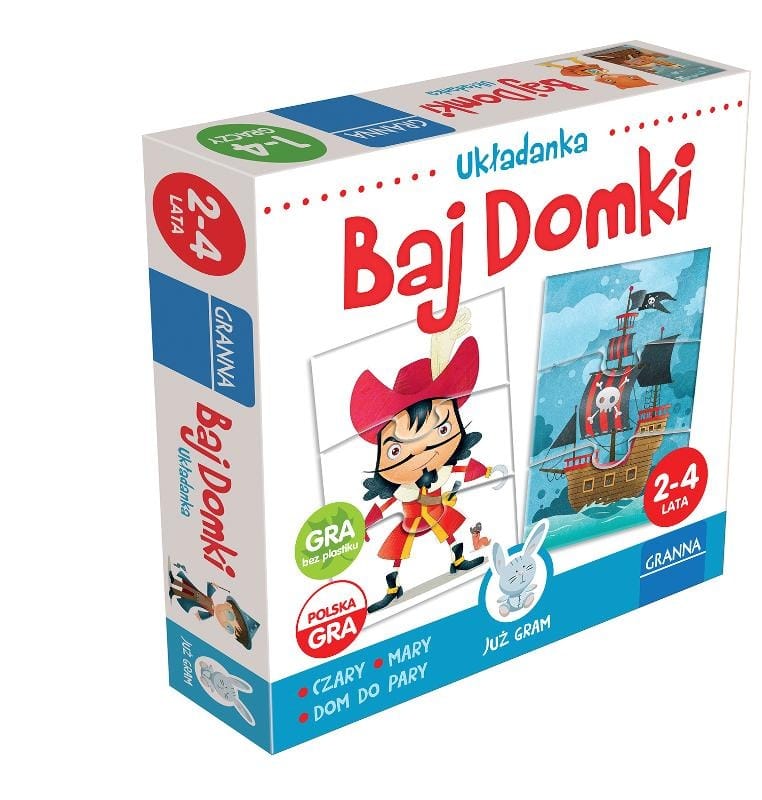 Настольная игра Granna Уже играю Сказочные домики, разноцветный