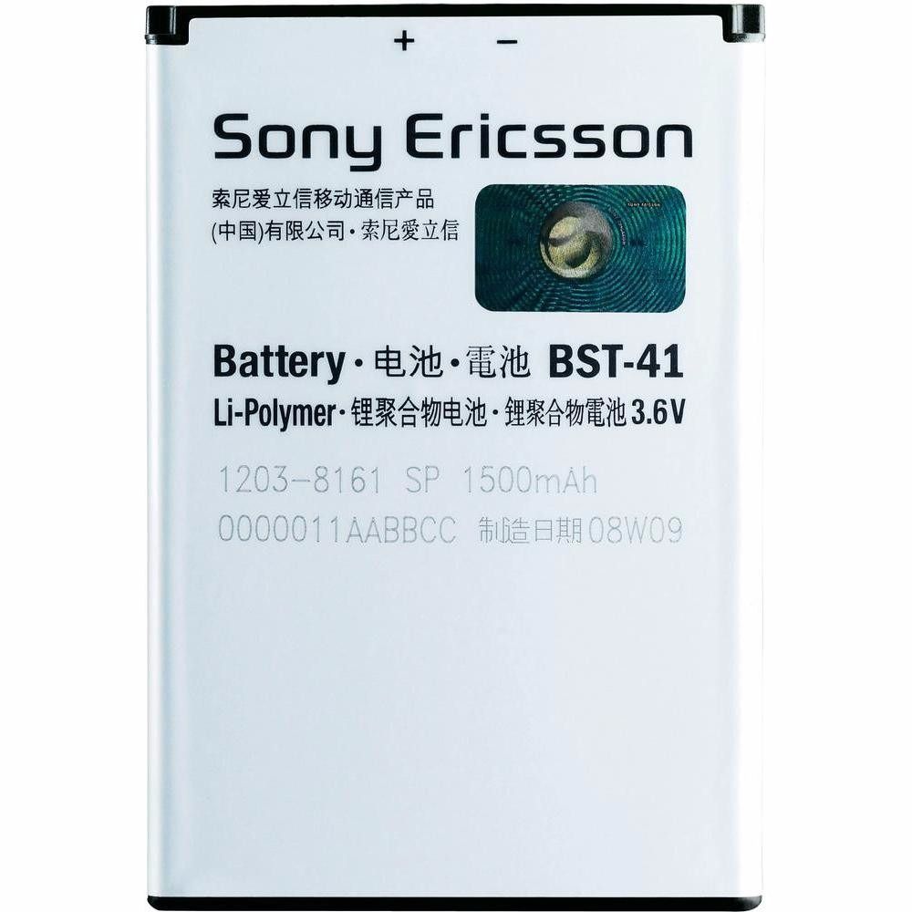 Аккумулятор для телефона Sony Ericsson BST-41