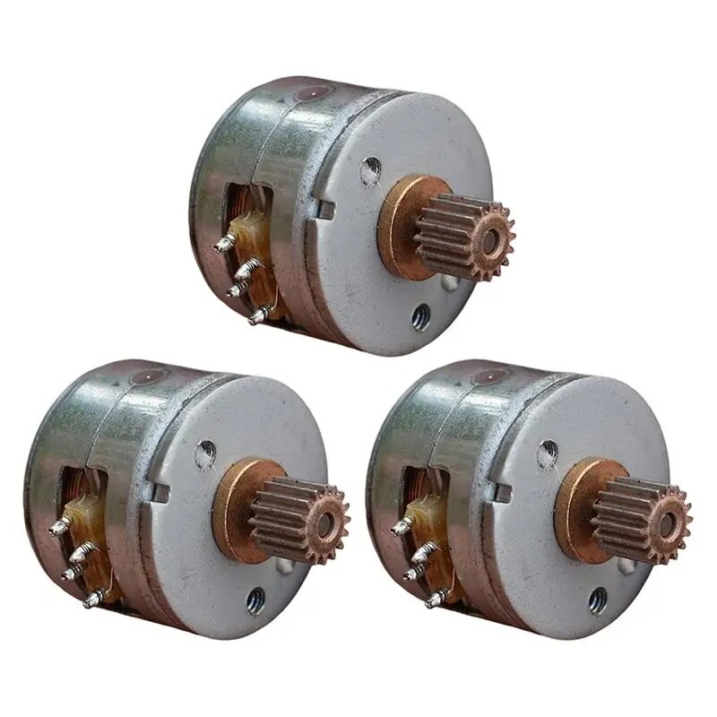 Мини шаговый двигатель eelhoe 15мм 5В 2-фазный 3pcs