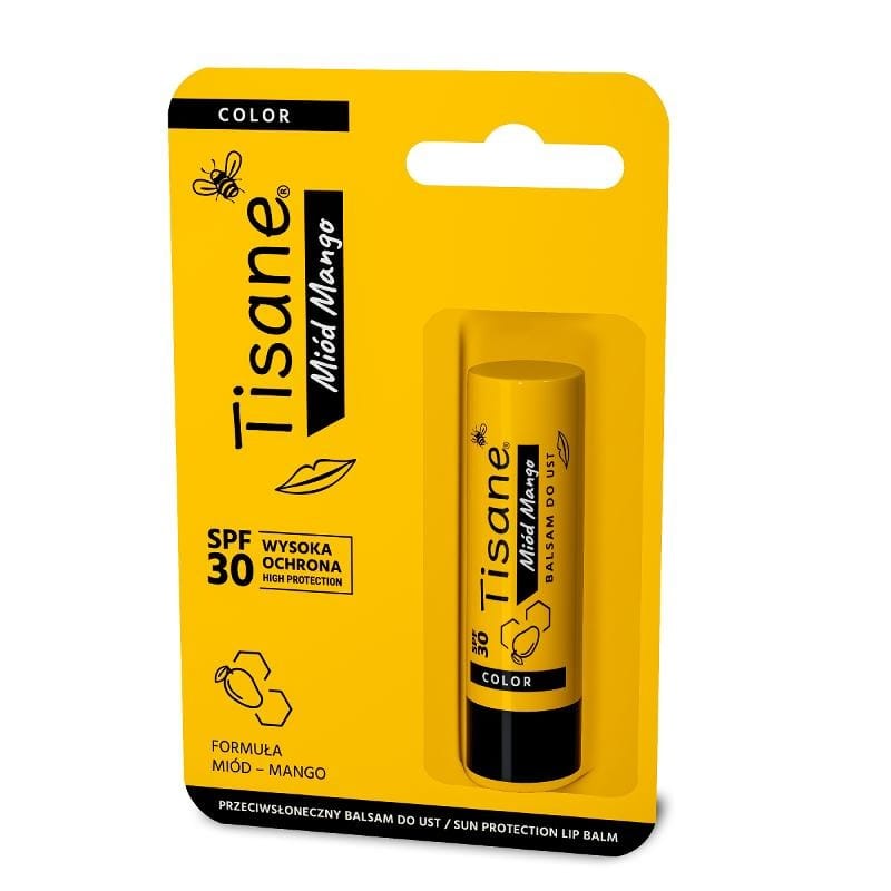 Губная помада Tisane Color, мёд манго, SPF 30, 5,1 г