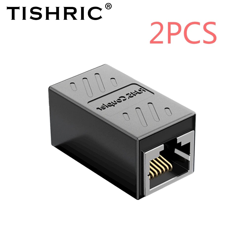 TISHRIC Адаптер Ethernet-порта RJ45 2 PCS