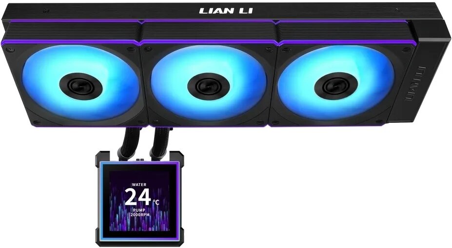 Водяное охлаждение Lian Li HydroShift II LCD-S 360CL (G89. GHS2LCDS36CB. R0)