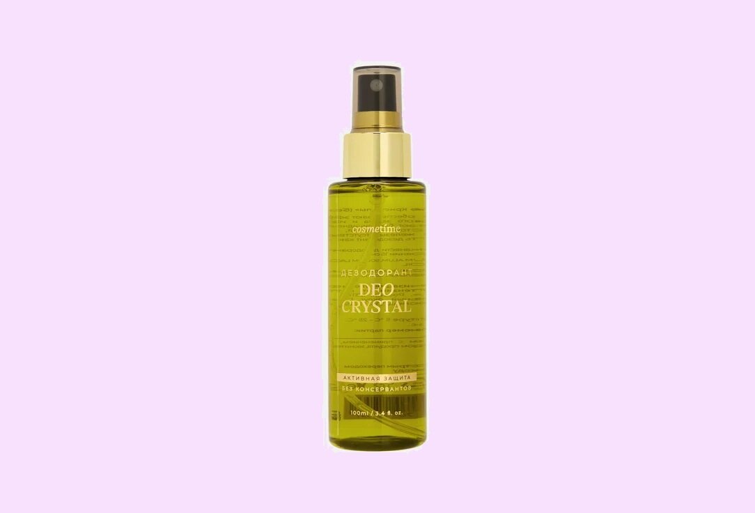 Дезодорант COSMETIME deo crystall, бактерицидное действие, 100 мл