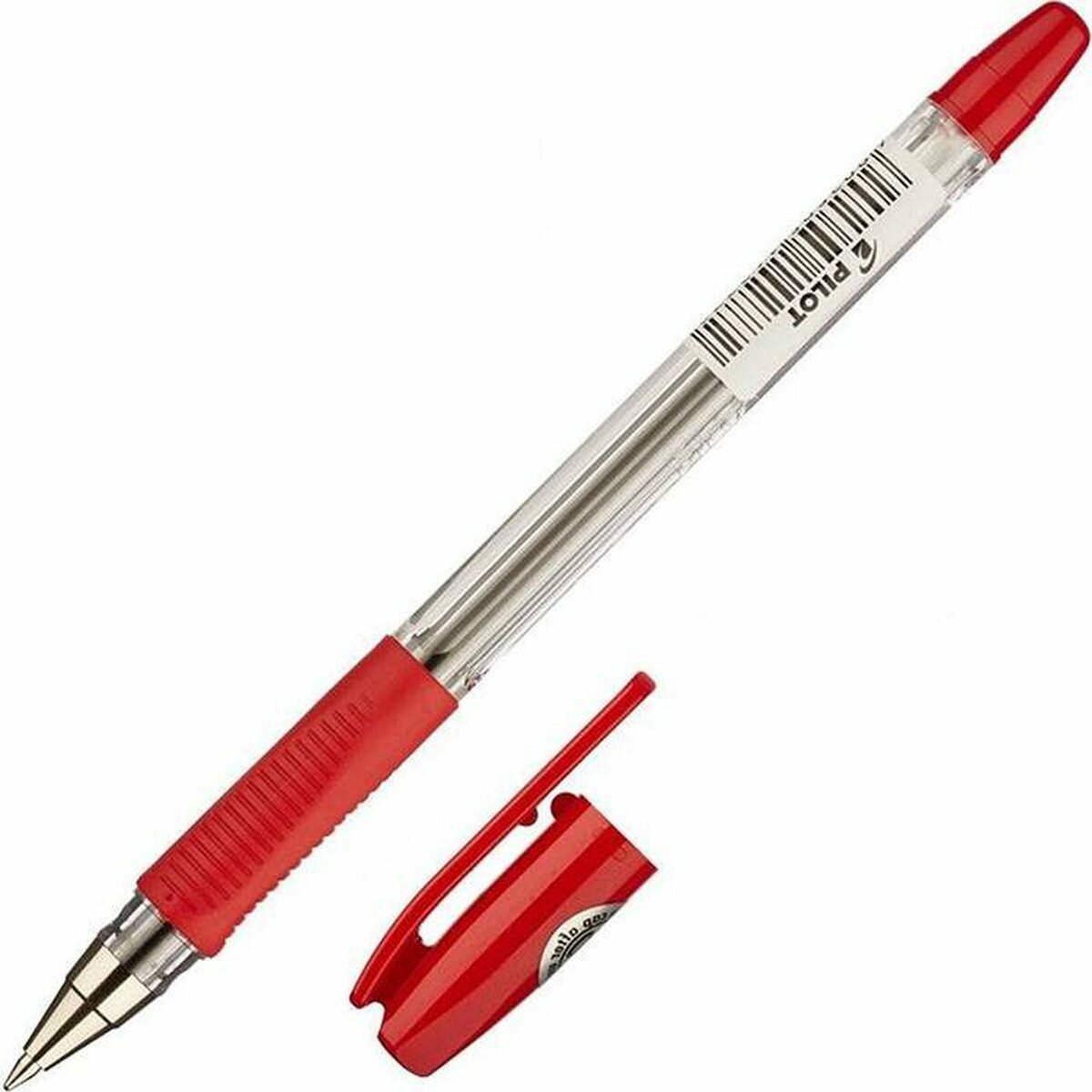 Ручка шариковая Pilot BPS-GP-F (0.32мм, красная, масляная основа) (BPS-GP-F-R), 12шт.