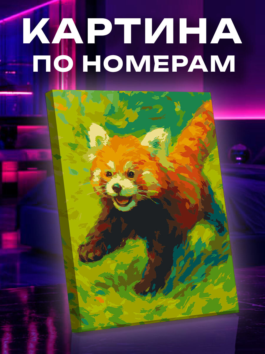 Картина по номерам Панда