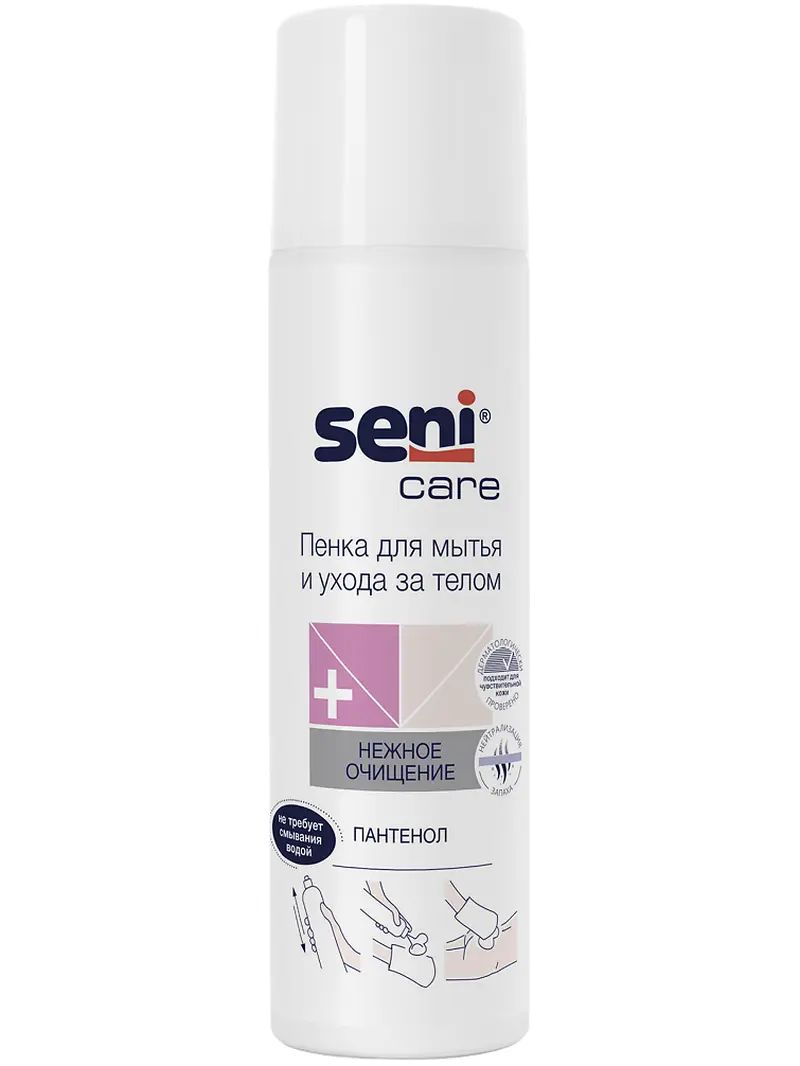 Seni Care, пенка для мытья и ухода за телом 250 мл