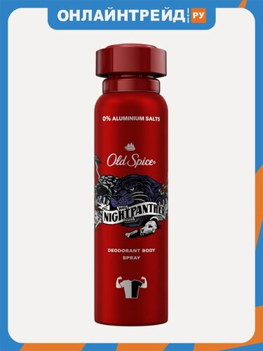 Изображение товара Дезодорант-спрей Old Spice Nightpanther, 150 мл