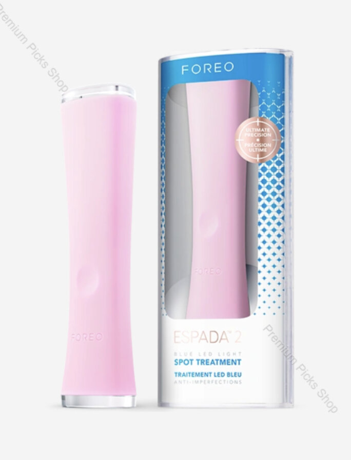 FOREO ESPADA 2, аппарат от акне с синим LED-светом 415 нм и технологией T-Sonic