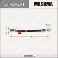 Шланг тормозной пер. TOYOTA ESTIMA, LUCIDA CXR, TCR1