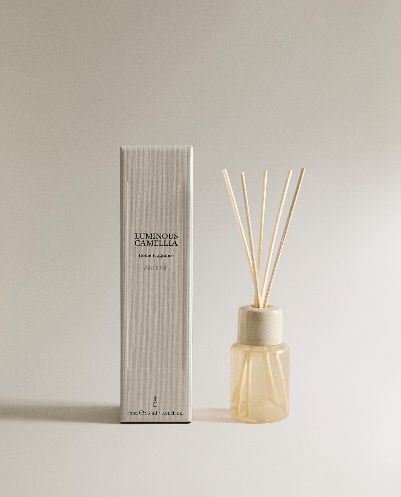 Ароматический диффузор Zara Home Luminous Camellia, 95 мл, розовый, 22 x 4.5 x 4.5 см 5424/703/637-99