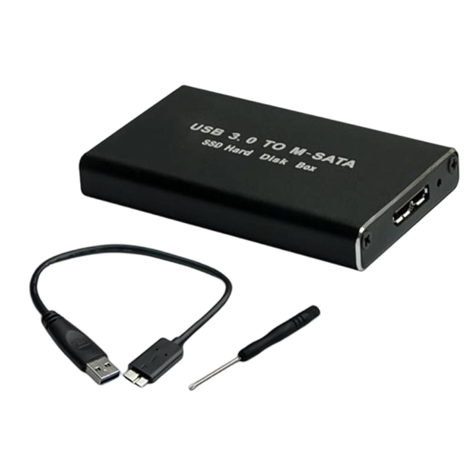 Алюминиевый корпус mSATA USB3.0 для накопителей 22x30 мм и