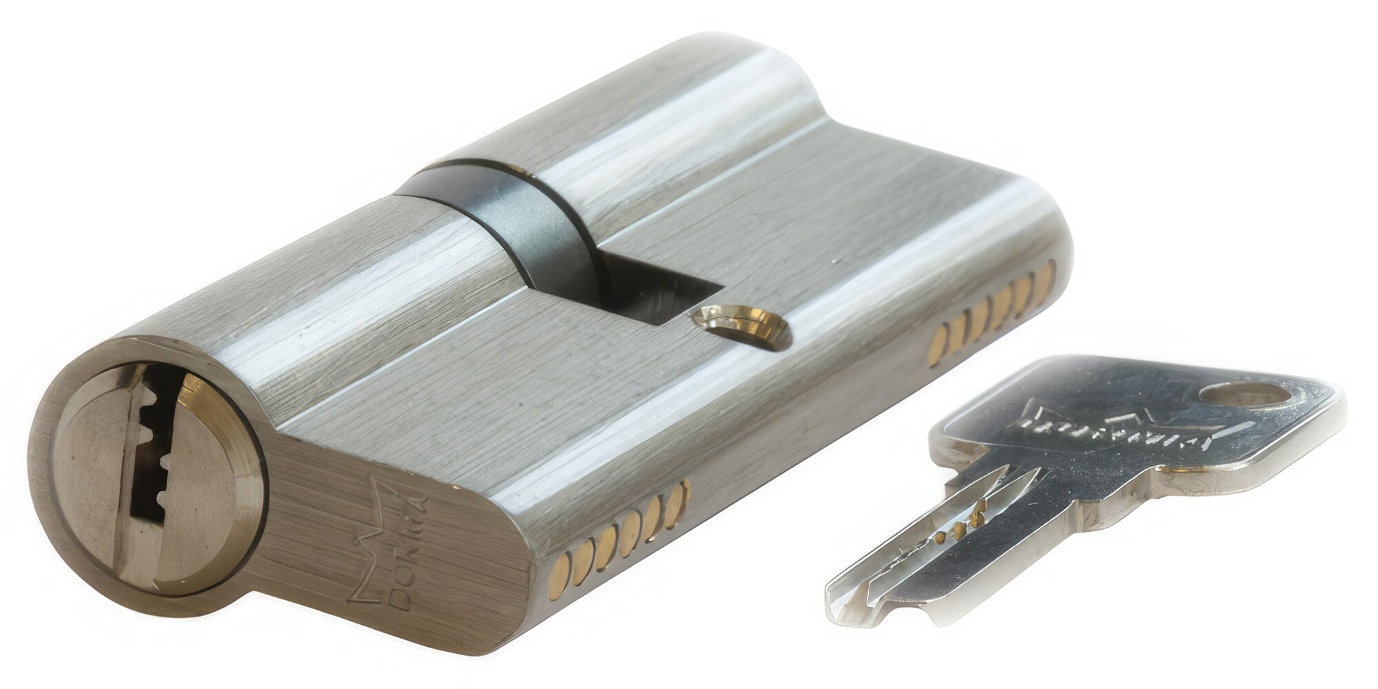 Цилиндр ключевой DORMA 70мм 35x35 никель