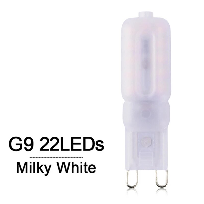 Светодиодная лампа G4 G9 THEBSE 3W 5W 7W 22LEDs G9 Milky, Warm White