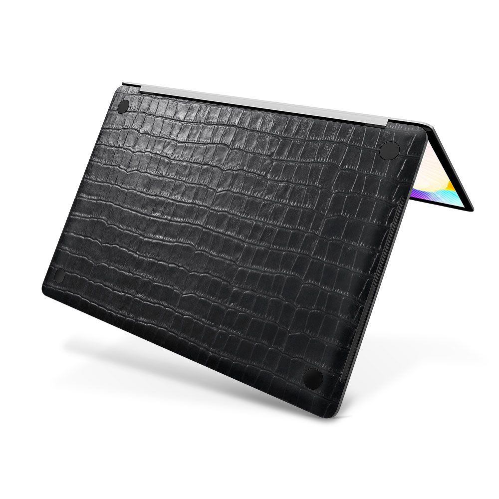 Наклейка Glueskin из натуральной кожи Croco для нижней панели Apple MacBook Pro 14 M1/M2/M3/M4/M5