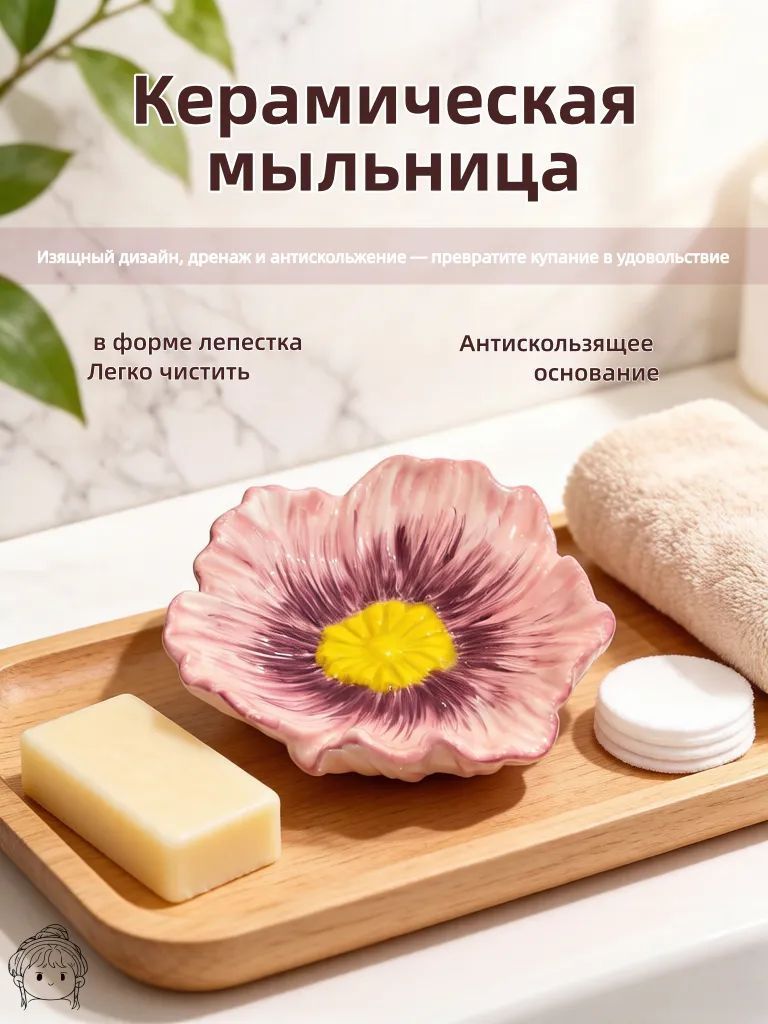 Мыльница для мыла, удобная пластиковая подставка под мыло，Практичная мыльница для ванной комнаты