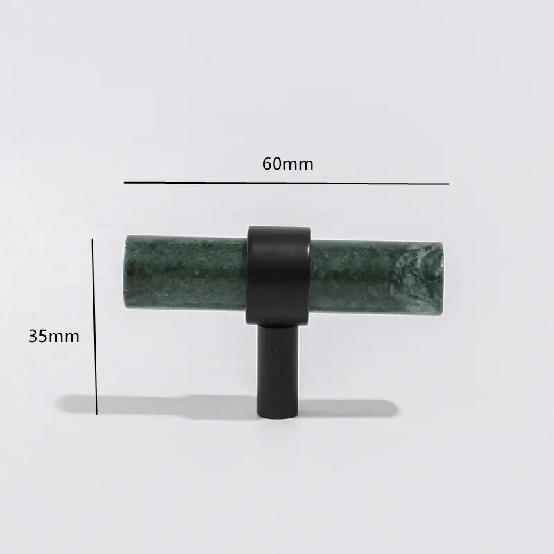 Ручка для шкафа Marble green C 60x35 мм