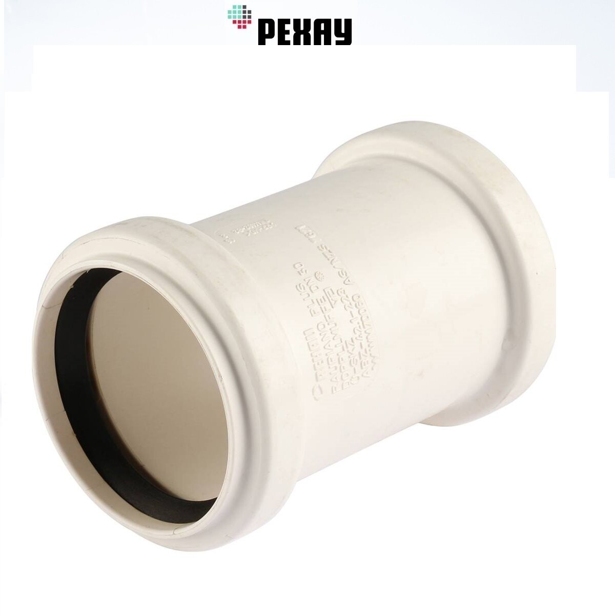 Муфта канализационная двухраструбная REHAU RAUPIANO PLUS, 50 (полипропилен), артикул 11326241001 (ст. арт. 11214841001)