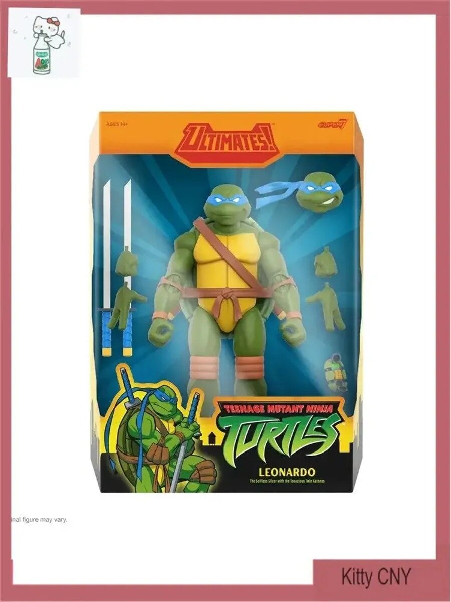 Фигурки Super7 Teenage Mutant Ninja Turtles ULTIMATES! Wave 12 Series Action Figure Michelangelo Leonardo Donatello and Raphael(7inches)