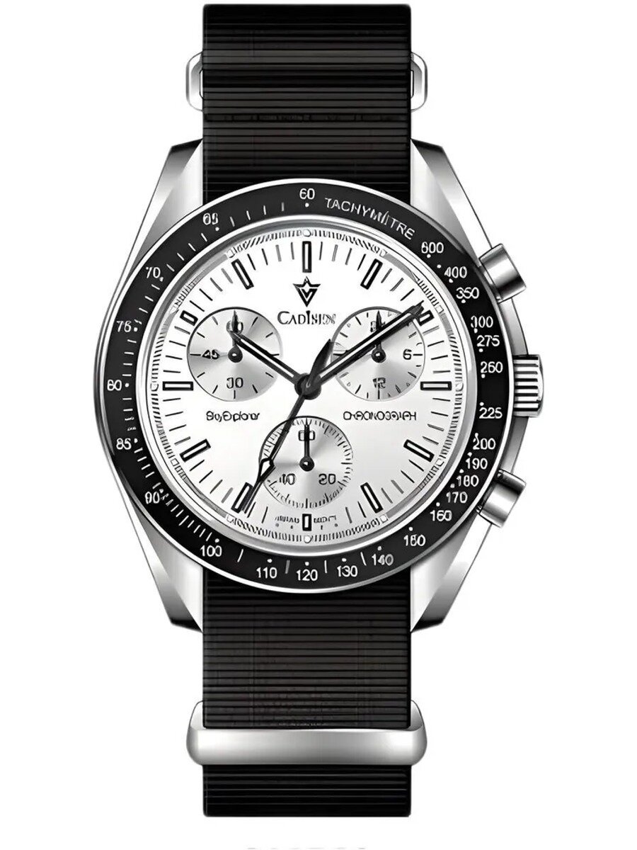 Cadisen Наручные часы 7064, кварцевые, мужские и женские, сталь, сапфировое стекло, водонепроницаемые 5 бар