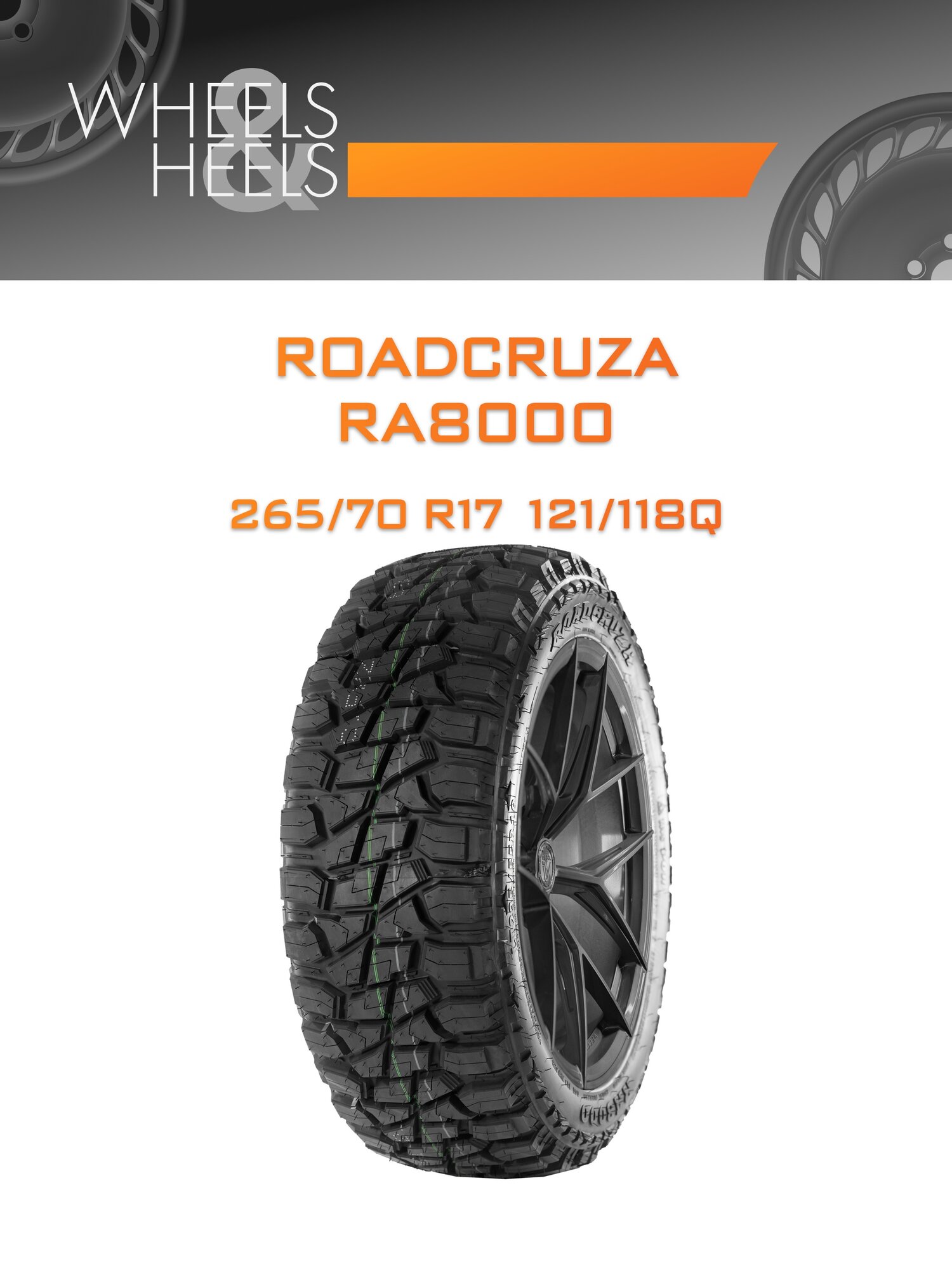 Шина автомобильная ROADCRUZA RA8000 265/70 R17 121/118Q ALLSEASON, всесезонная, универсальная